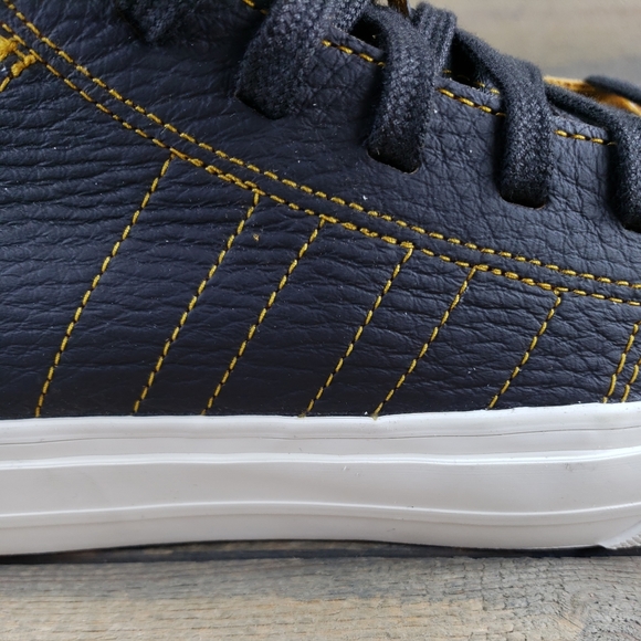 adidas Originals NIZZA HI RF Men's Brown Leather Sneakers Shoes - Picture 9 of 12